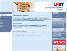 Tablet Screenshot of lak-thueringen.de